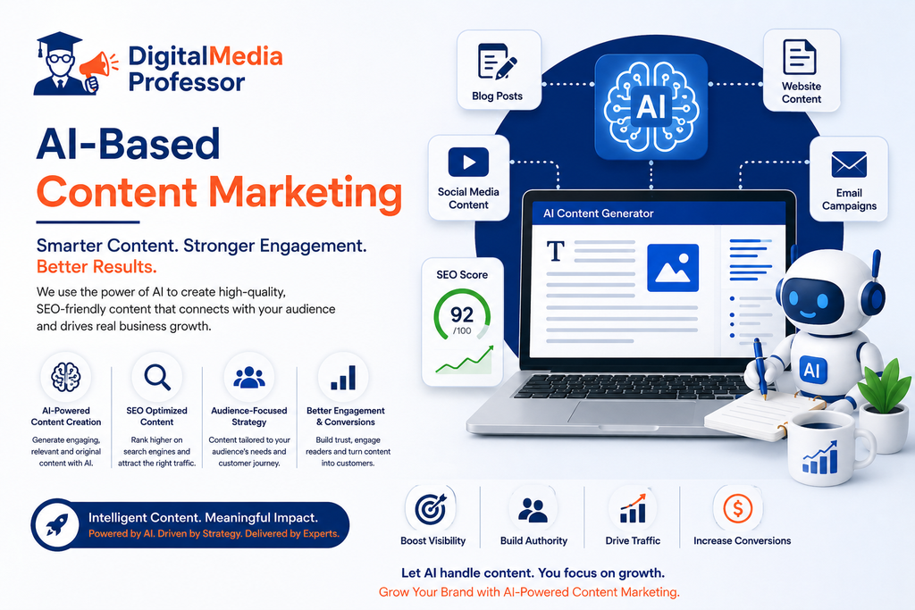 AI Based Content Marketing Image